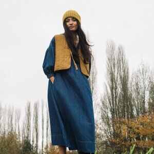 Beaumont Organic Evergreen Organic Cotton Cord Gilet